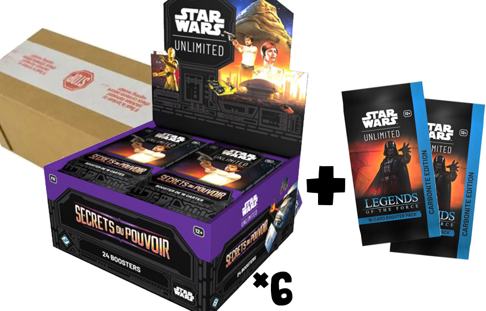 Case de 6 Boites Booster – Les Secrets du Pouvoir