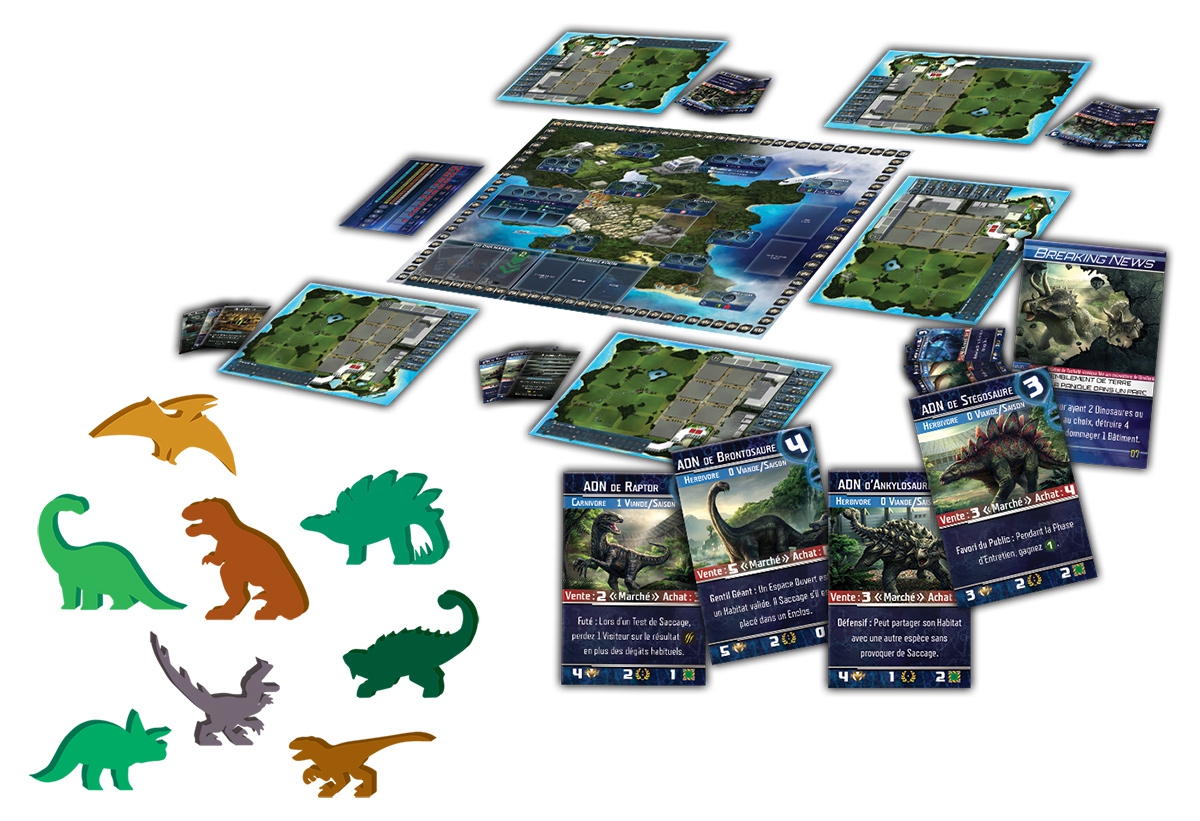 Jeu De Société Dinogenics – La Boîte De Jeu, Complet Neuf, 3770004610518