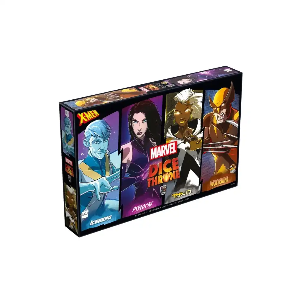 Dice Throne Marvel Iceberg/Psylocke/Tornade/Wolverine