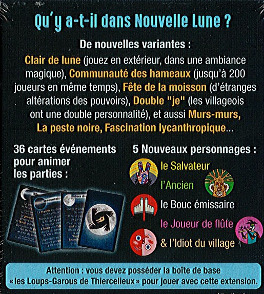 LoupsGarous de Thiercelieux Nouvelle Lune Event Gobelin Farci