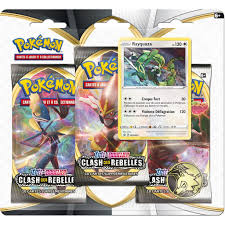 Pokémon : Pack 3 boosters Clash des Rebelles