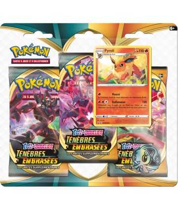 Pokémon : Pack 3 boosters Ténèbres Embrasées