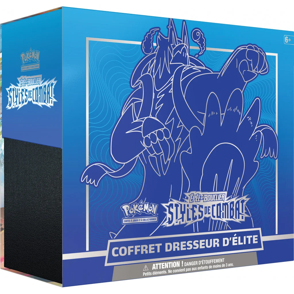 Pokémon : Coffret Dresseur D&rsquo;élite Styles de Combat Bleu