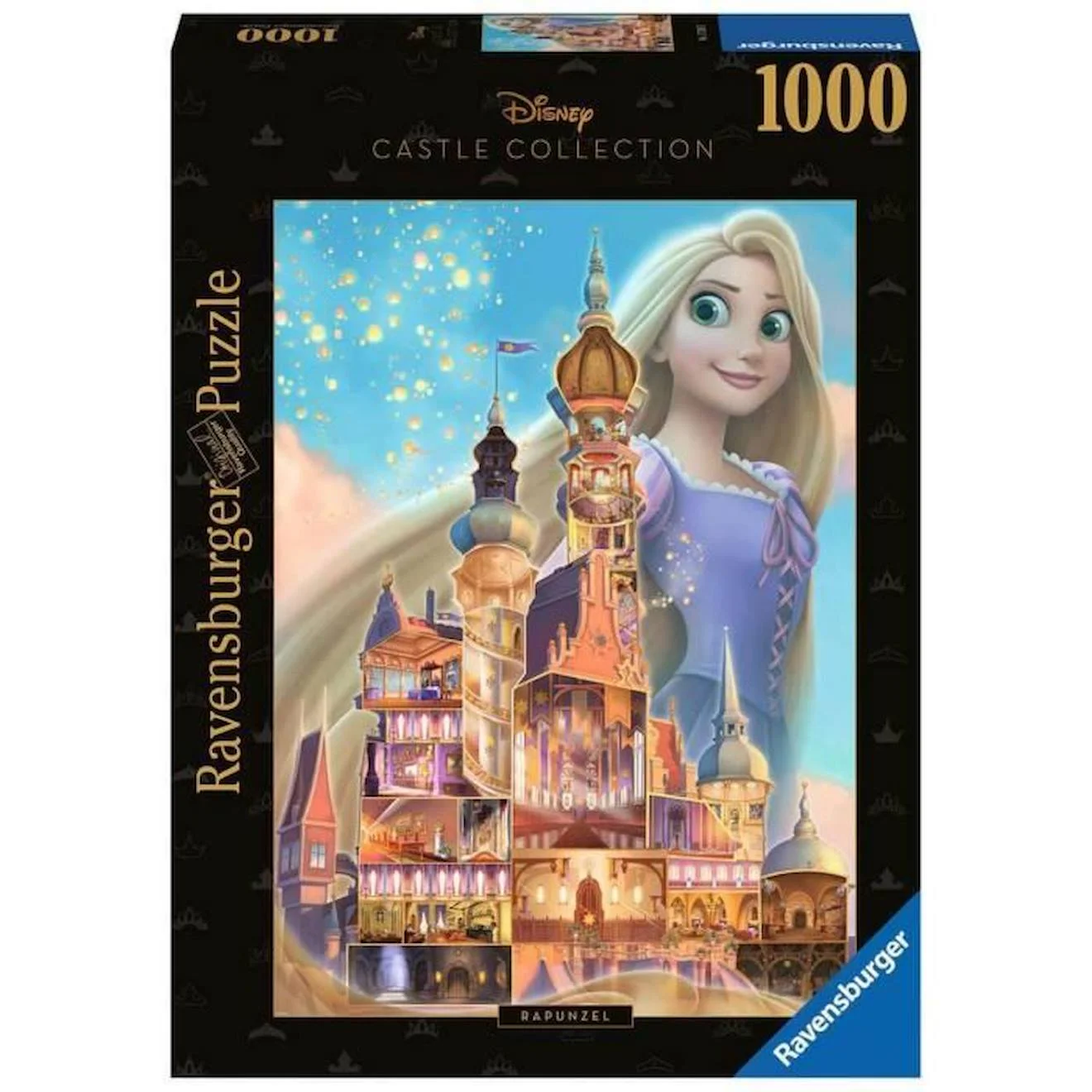 Puzzle 1000 Raiponce Château Disney