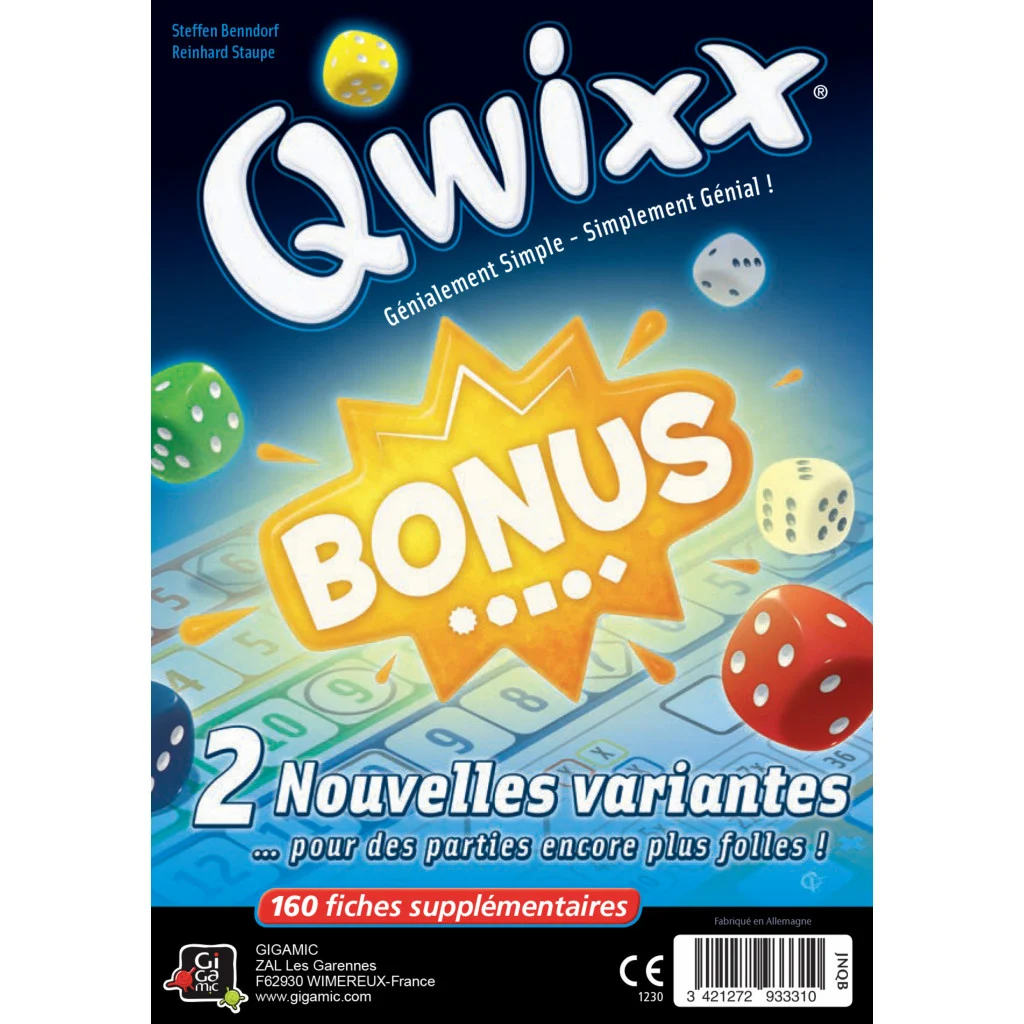 Qwixx Bonus (bloc recharge)